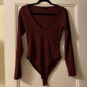 V-neck Bodysuit